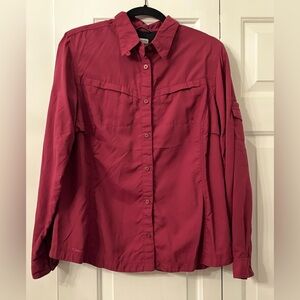 EUC Columbia Women's Red Titanium Shirt